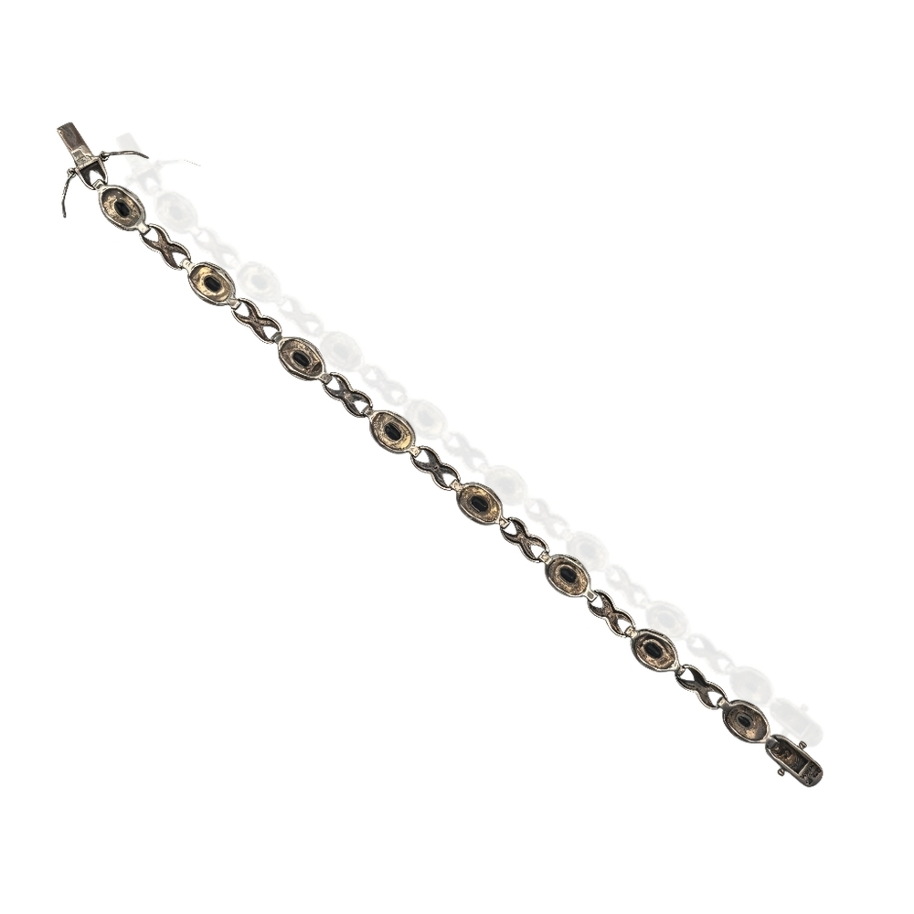 Sapphire 925 Silver Bracelet - Picture 4 of 10